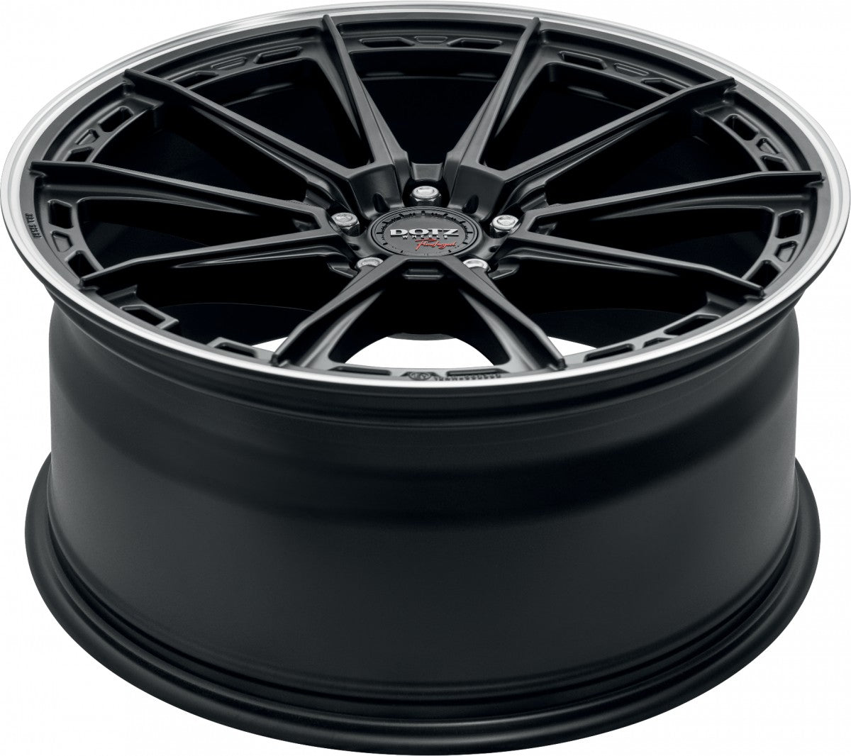Dotz Sonoma black matt/polished lip 8.5x19 ET38 - LK5/112 ML57.1 – Bild 10