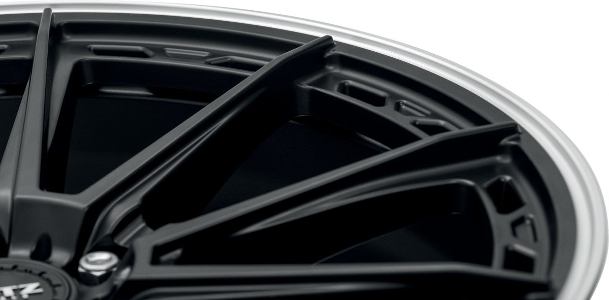 Dotz Sonoma black matt/polished lip 9.5x19 ET44 - LK5/112 ML70.1 – Bild 6
