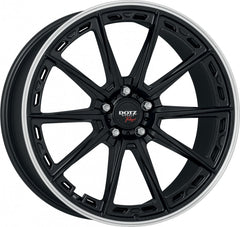Dotz Sonoma black matt/polished lip Alufelge 9.5x19 Zoll ET45 LK 5x114.3 ML64.1