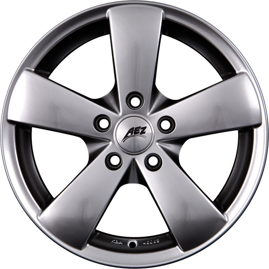 AEZ Wave High Gloss Alufelge 7.5x17 Zoll ET38 LK 5x114.3 ML71.6