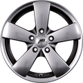 AEZ Wave High Gloss Alufelge 7.5x17 Zoll ET38 LK 5x114.3 ML71.6
