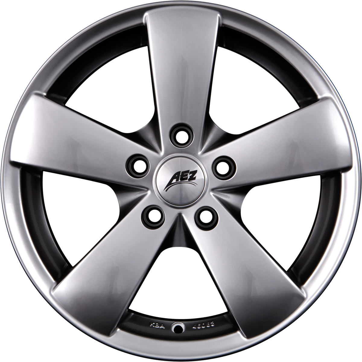 AEZ Wave High Gloss Alufelge 7.5x17 Zoll ET38 LK 5x114.3 ML71.6