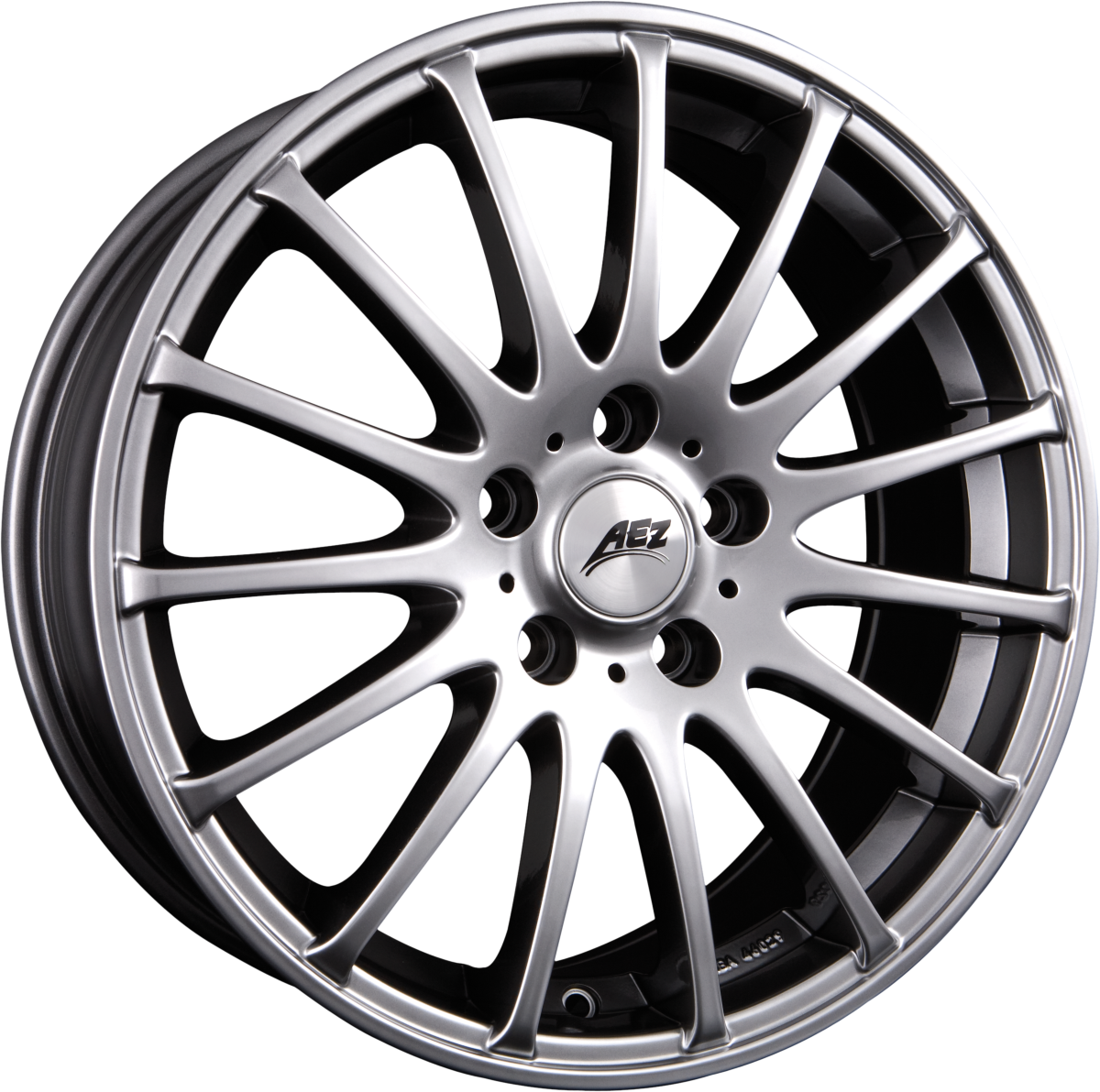 AEZ XYLO High Gloss Alufelge 7x17 Zoll ET40 LK 5x114.3 ML71.6 – Bild 2