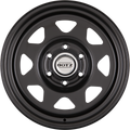 Dotz Pharao DARK Matt Black - Offroad Stahlfelge 6x15 Zoll ET45 LK 5x139.7 ML110.1