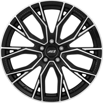 AEZ Toronto black/polished 8x20 ET45.5 - LK5/108 ML63.4