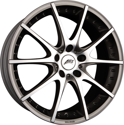 AEZ Tidore DARK Antracite Matt Frontpoliert Alufelge 7x17 Zoll ET48 LK 5x112 ML70.1 – Bild 2