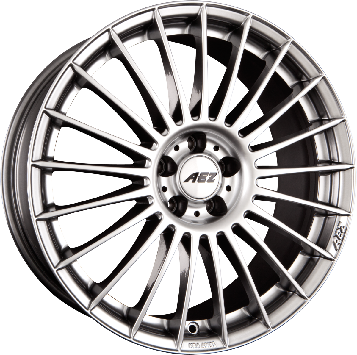 AEZ Valencia High Gloss Alufelge 8x18 Zoll ET48 LK 5x112 ML70.1 – Bild 2