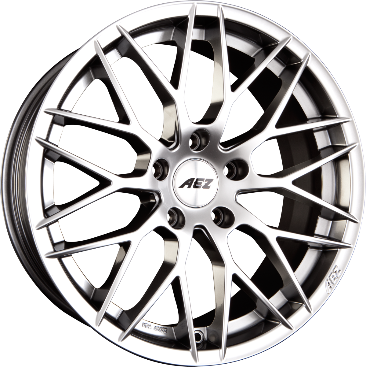 AEZ Antigua High Gloss Alufelge 9.5x19 Zoll ET17 LK 5x120 ML72.6 – Bild 2