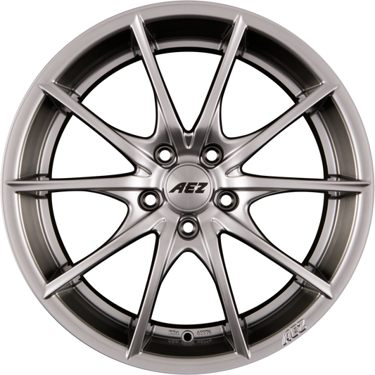 AEZ Bridge High Gloss Alufelge 8x17 Zoll ET48 LK 5x108 ML70.1