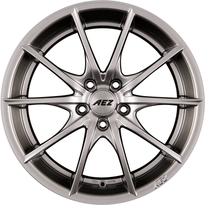 AEZ Bridge High Gloss Alufelge 8x17 Zoll ET48 LK 5x108 ML70.1