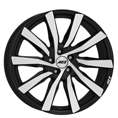 AEZ Reef black matt polished Alufelge 8x19 Zoll ET45 LK 5x114.3 ML71.6