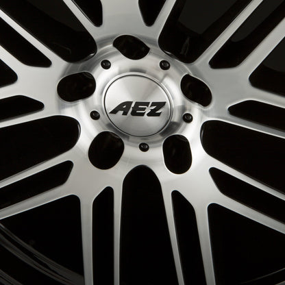 AEZ Cliff DARK Black Front Polished Alufelge 8x18 Zoll ET48 LK 5x112 ML70.1 – Bild 4