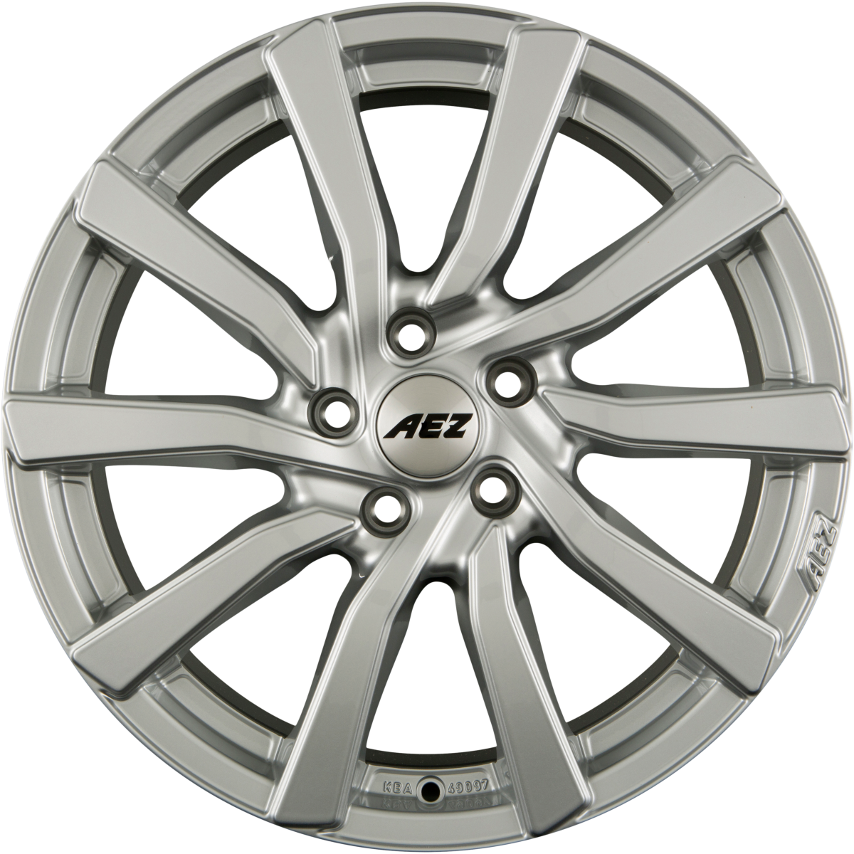 AEZ Reef SILVER - Silber Alufelge 8x19 Zoll ET38 LK 5x114.3 ML71.6