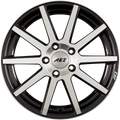 AEZ Straight Black Polished Front Alufelge 9.5x19 Zoll ET17 LK 5x120 ML72.6