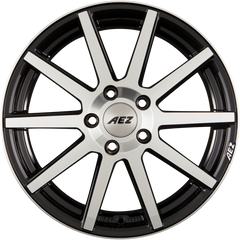 AEZ Straight Black Polished Front Alufelge 9.5x19 Zoll ET17 LK 5x120 ML72.6