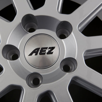 AEZ Straight SHINE Silver Alufelge 7.5x17 Zoll ET45 LK 5x112 ML70.1 – Bild 5