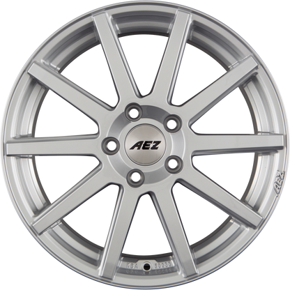 AEZ Straight SHINE Silver Alufelge 9.5x19 Zoll ET45 LK 5x112 ML70.1