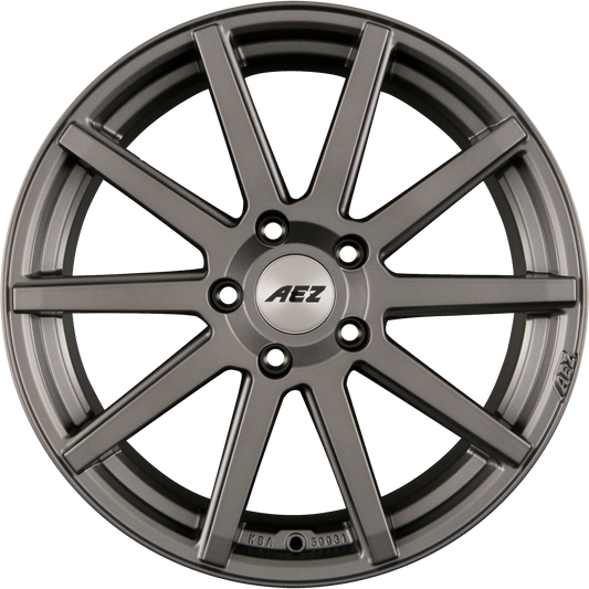 AEZ Straight DARK Graphite Matt Alufelge 7.5x17 Zoll ET35 LK 5x120 ML72.6