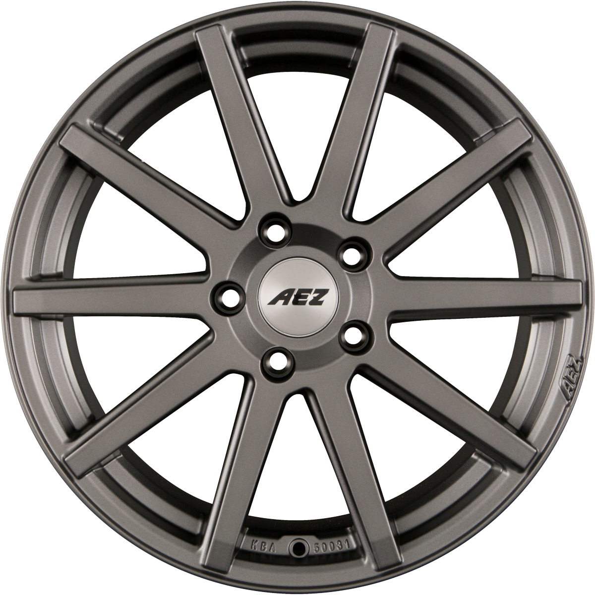 AEZ Straight DARK Graphite Matt Alufelge 7.5x17 Zoll ET35 LK 5x120 ML72.6