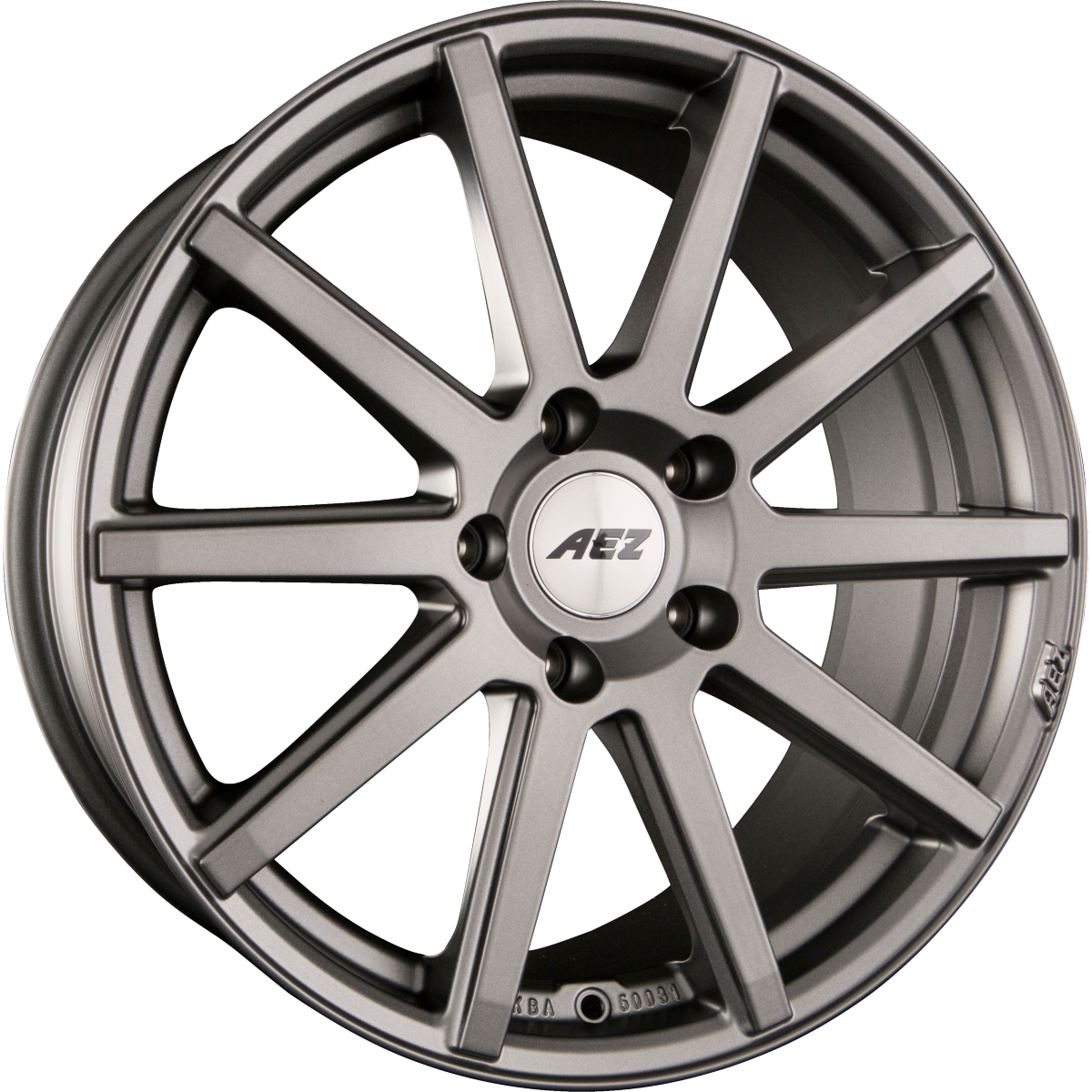 AEZ Straight DARK Graphite Matt Alufelge 7.5x17 Zoll ET35 LK 5x120 ML72.6 – Bild 2