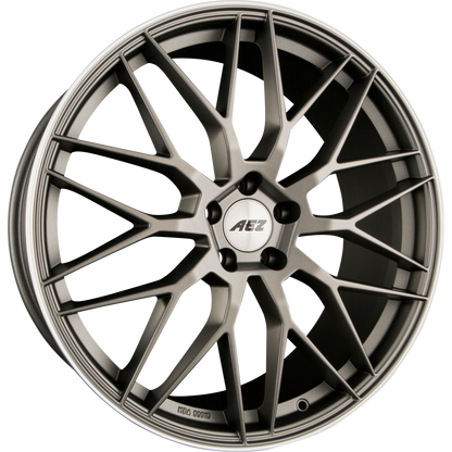 AEZ Crest DARK - Gunmetal Matt Polished Lip Alufelge 9x21 Zoll ET35 LK 5x108 ML70.1 – Bild 2
