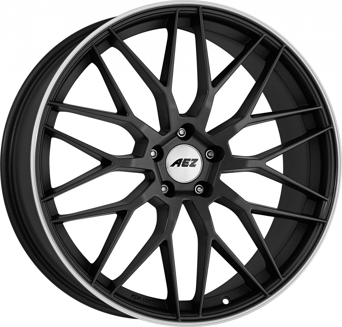 AEZ Crest graphite matt polished lip Alufelge