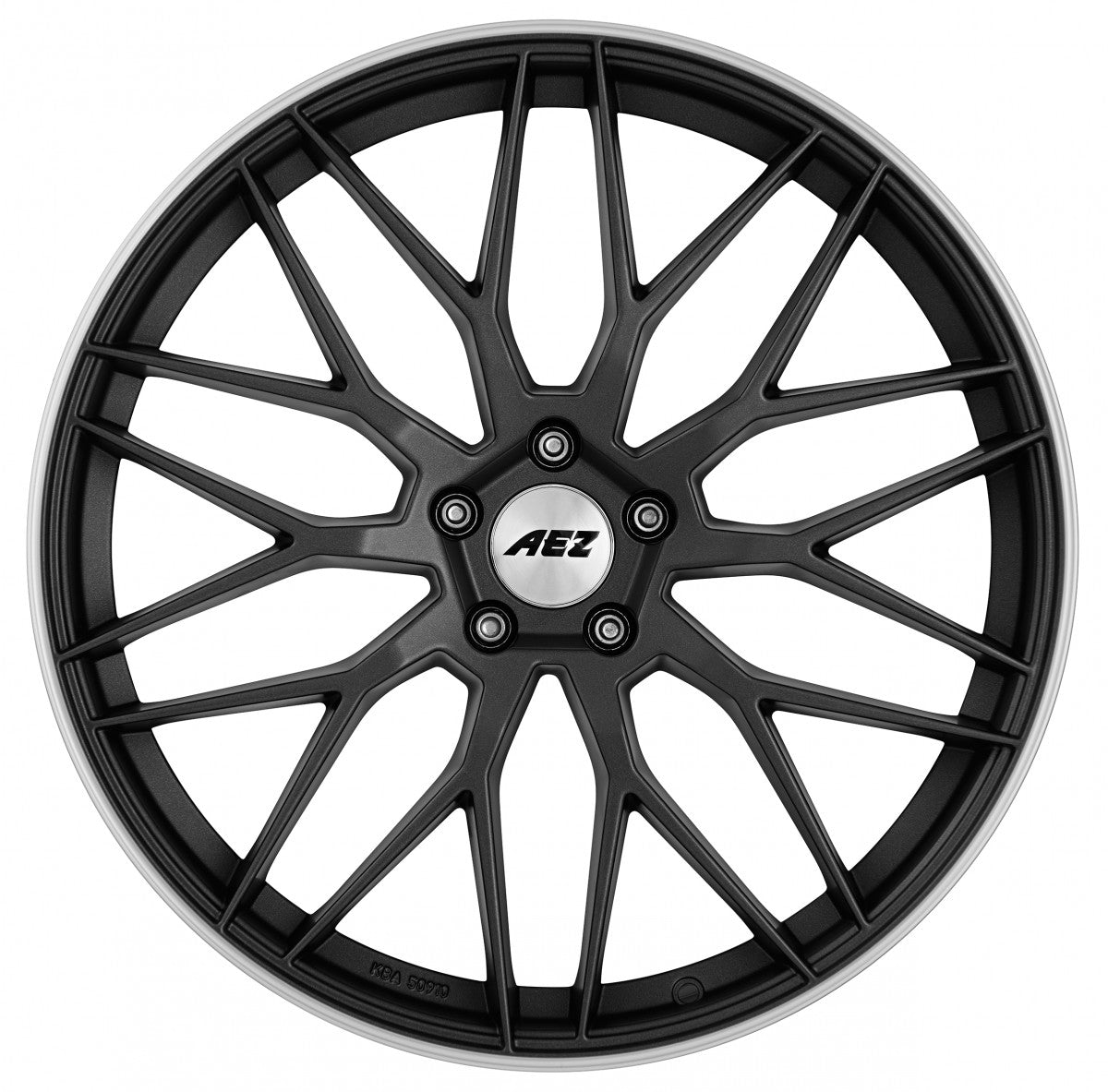 AEZ Crest graphite matt polished lip Alufelge – Bild 2