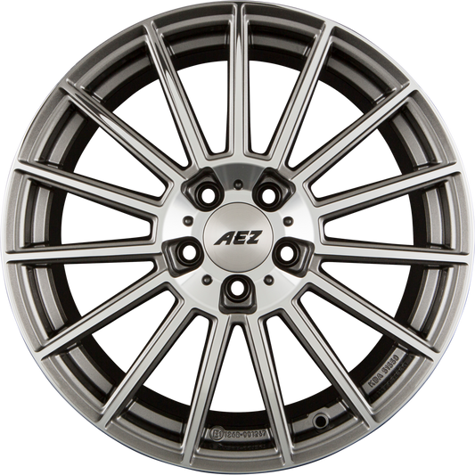 AEZ Steam Gunmetal Polished Alufelge 7.5x18 Zoll ET44 LK 5x112 ML66.6