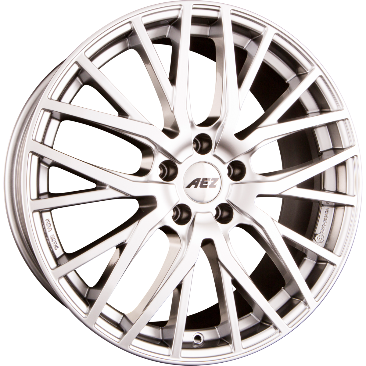 AEZ Panama High Gloss Alufelge 7.5x19 Zoll ET32 LK 5x112 ML66.6 – Bild 2