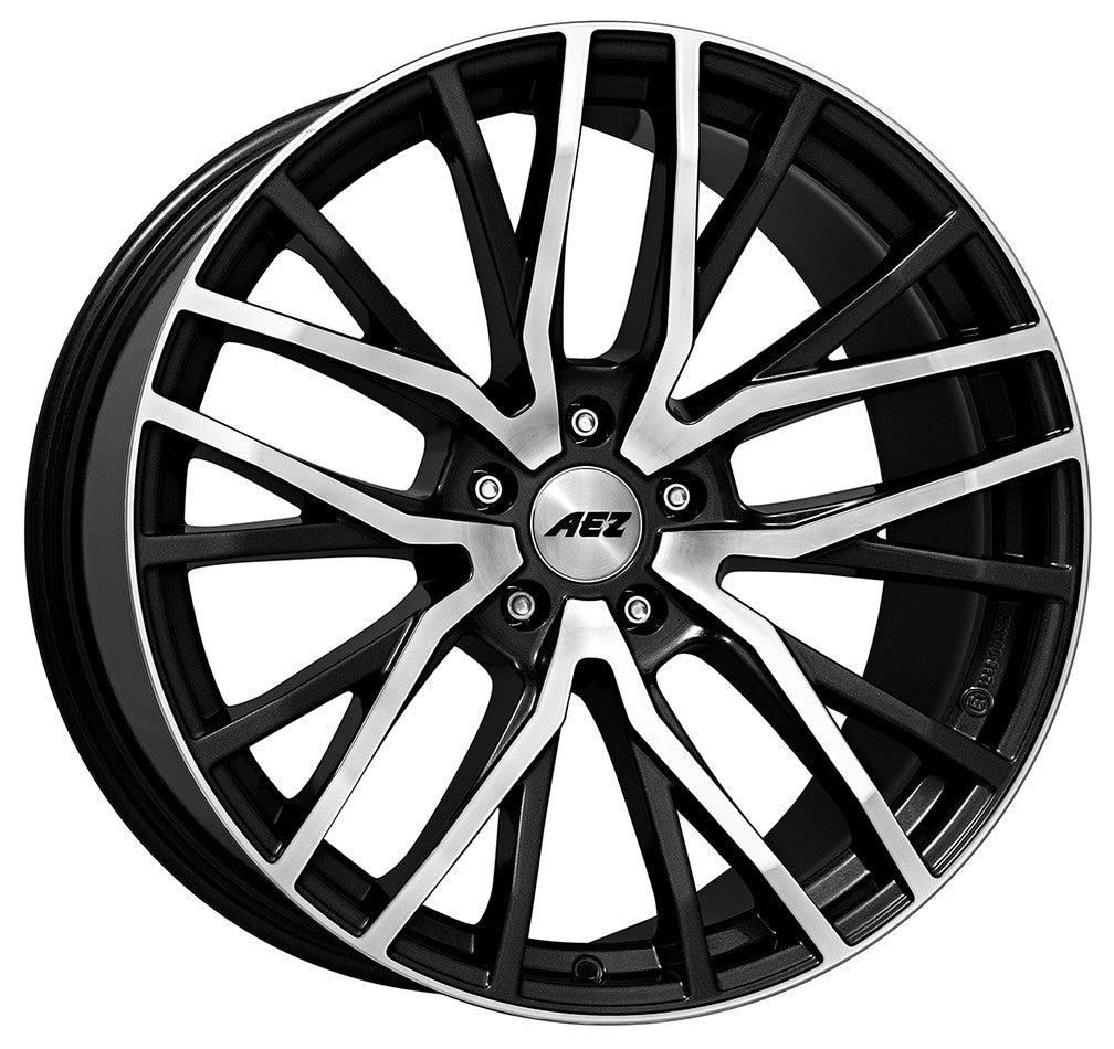 AEZ Panama DARK - Gunmetal Polished Alufelge 8.5x19 Zoll ET28 LK 5x112 ML66.6
