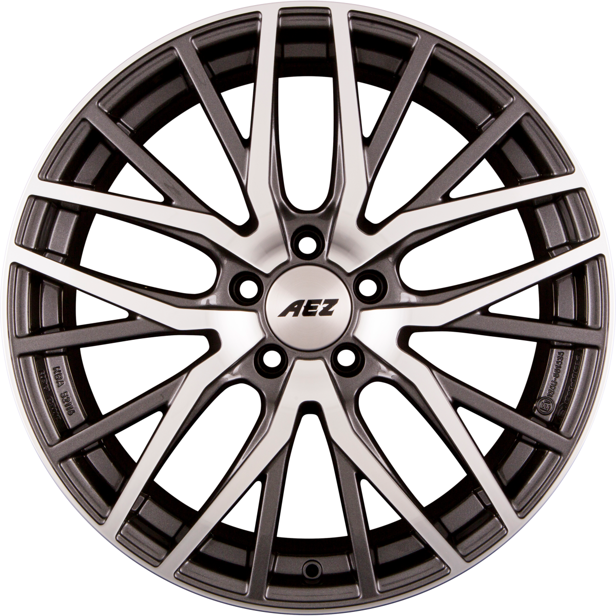 AEZ Panama DARK - Gunmetal Polished Alufelge 10x21 Zoll ET40 LK 5x120 ML74.1