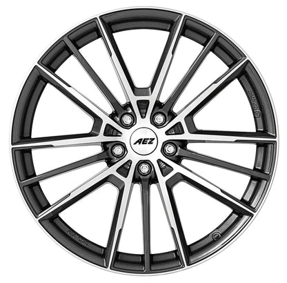AEZ Kaiman gunmetal polished 8x18 ET30 - LK5/112 ML66.6