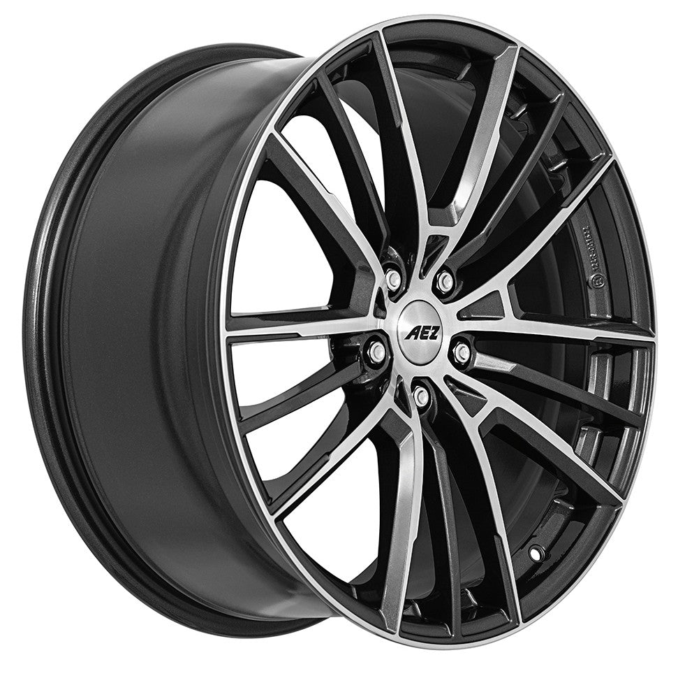 AEZ Kaiman gunmetal polished 8x18 ET30 - LK5/112 ML66.6