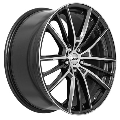 AEZ Kaiman gunmetal polished 8x18 ET30 - LK5/112 ML66.6