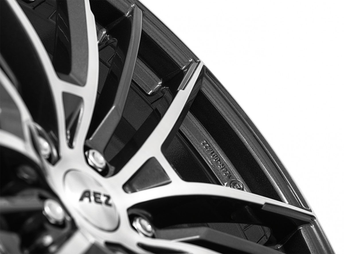 AEZ Kaiman gunmetal polished 8x18 ET30 - LK5/112 ML66.6