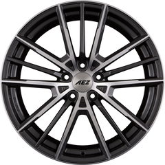 AEZ Kaiman DARK - Gunmetal Frontpoliert Alufelge 8x19 Zoll ET30 LK 5x112 ML66.6
