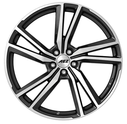 AEZ North DARK - Gunmetal Frontpoliert Alufelge 8.5x19 Zoll ET45 LK 5x112 ML70.1 – Bild 2