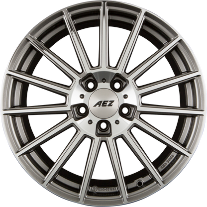 AEZ Steam Gunmetal Polished Alufelge 8.5x19 Zoll ET40 LK 5x114.3 ML64.1
