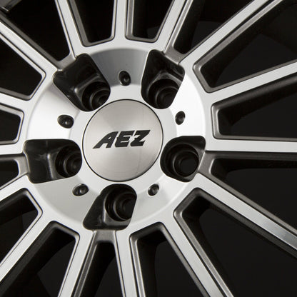 AEZ Steam Gunmetal Polished Alufelge 8.5x19 Zoll ET40 LK 5x114.3 ML64.1 – Bild 5