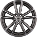 AEZ Tioga TITAN - Graphite Matt Polish Alufelge 7x17 Zoll ET40 LK 5x112 ML57.1