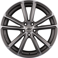 AEZ Tioga TITAN - Graphite Matt Polish Alufelge 7x17 Zoll ET49 LK 5x112 ML57.1