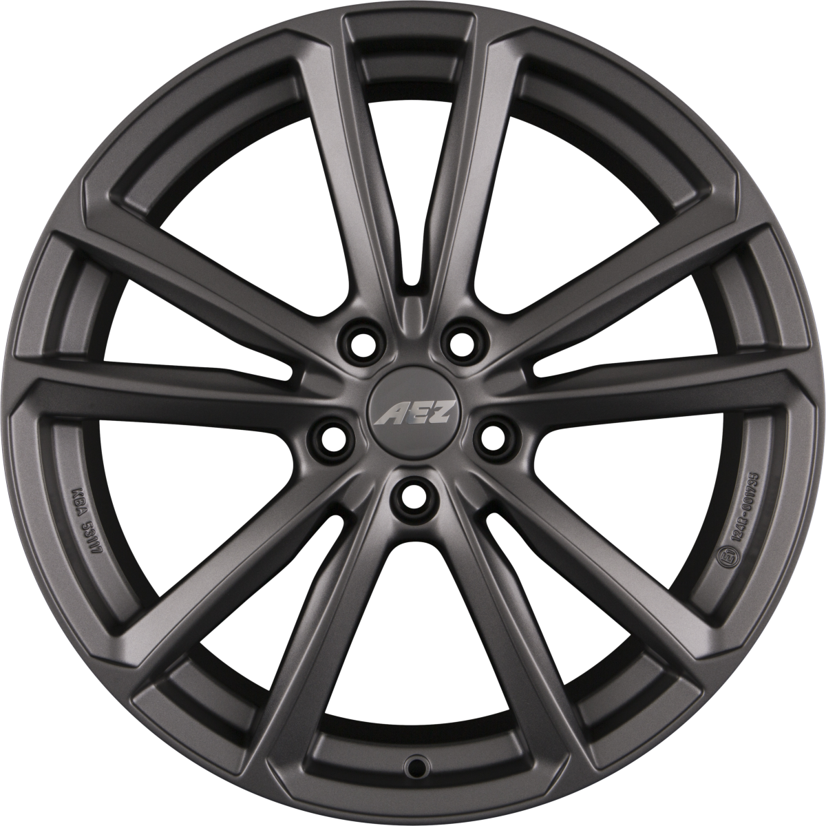 AEZ Tioga GRAPHITE - Graphite Matt Alufelge 7x17 Zoll ET40 LK 5x112 ML57.1