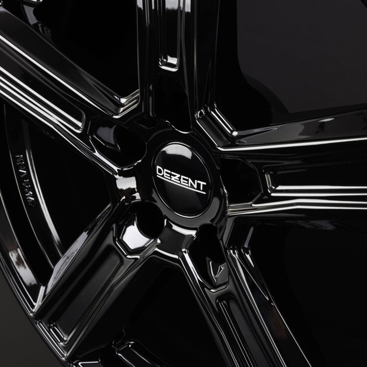 Dezent KG BLACK - Schwarz Alufelge 9.5x20 Zoll ET43 LK 5x112 ML66.6 – Bild 3