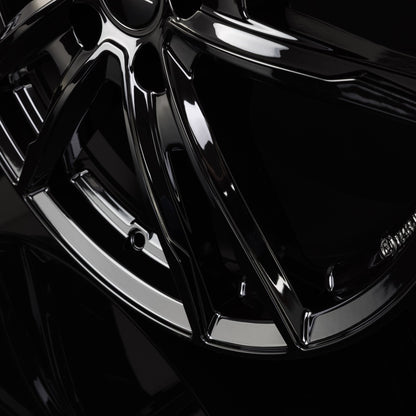 Dezent KF BLACK - Schwarz Glänzend Alufelge 6.5x16 Zoll ET45 LK 5x114.3 ML60.1 – Bild 4