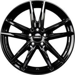Dezent KF BLACK - Schwarz Glänzend Alufelge 7.5x17 Zoll ET51 LK 5x112 ML57.1