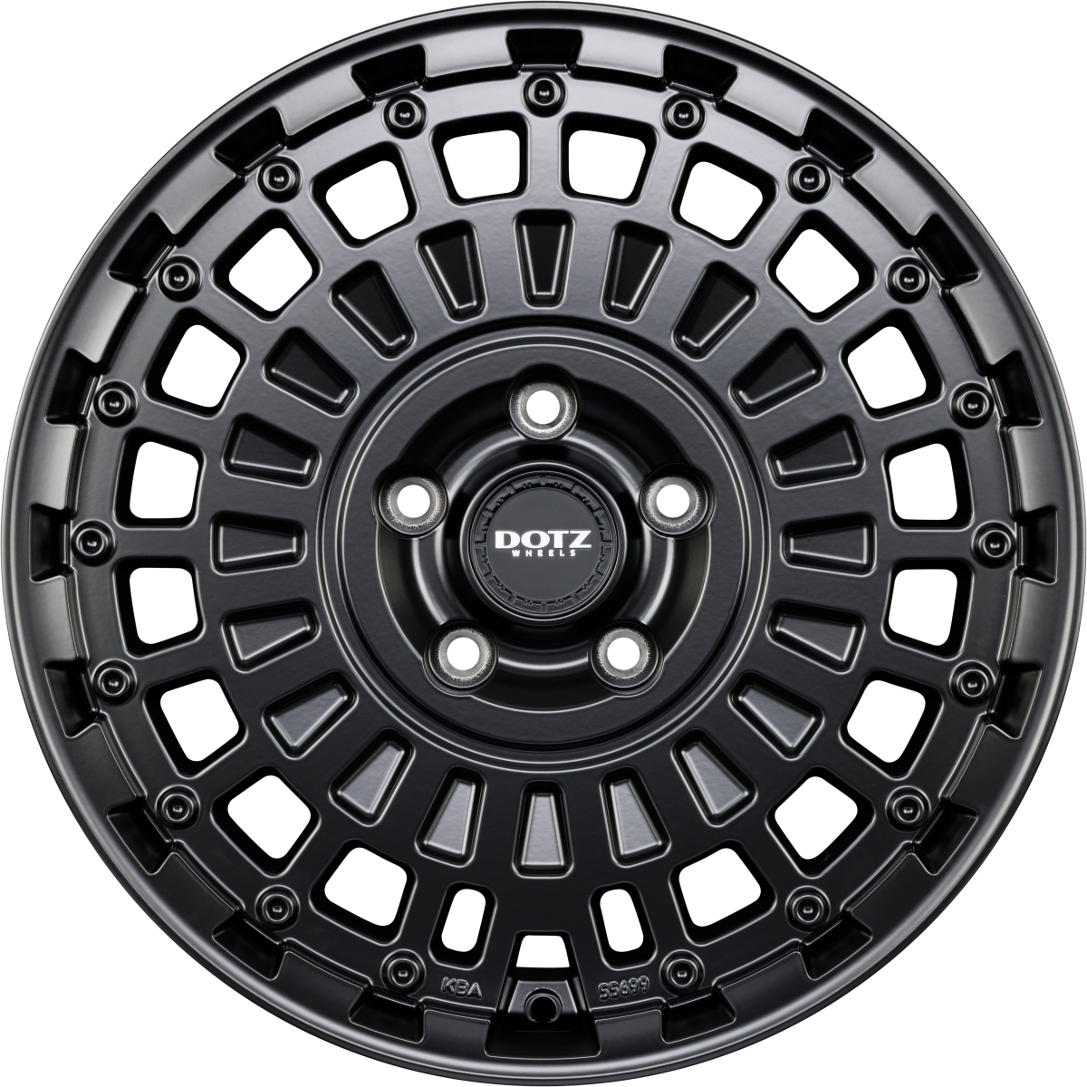 Dotz Talara BLACK - Schwarz Matt Alufelge 8x18 Zoll ET50 LK 5x130 ML78.1