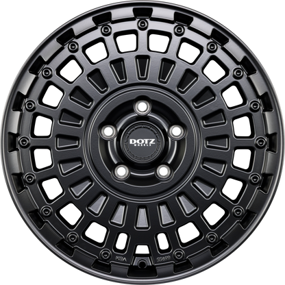 Dotz Talara BLACK - Schwarz Matt Alufelge 8x18 Zoll ET50 LK 5x130 ML78.1
