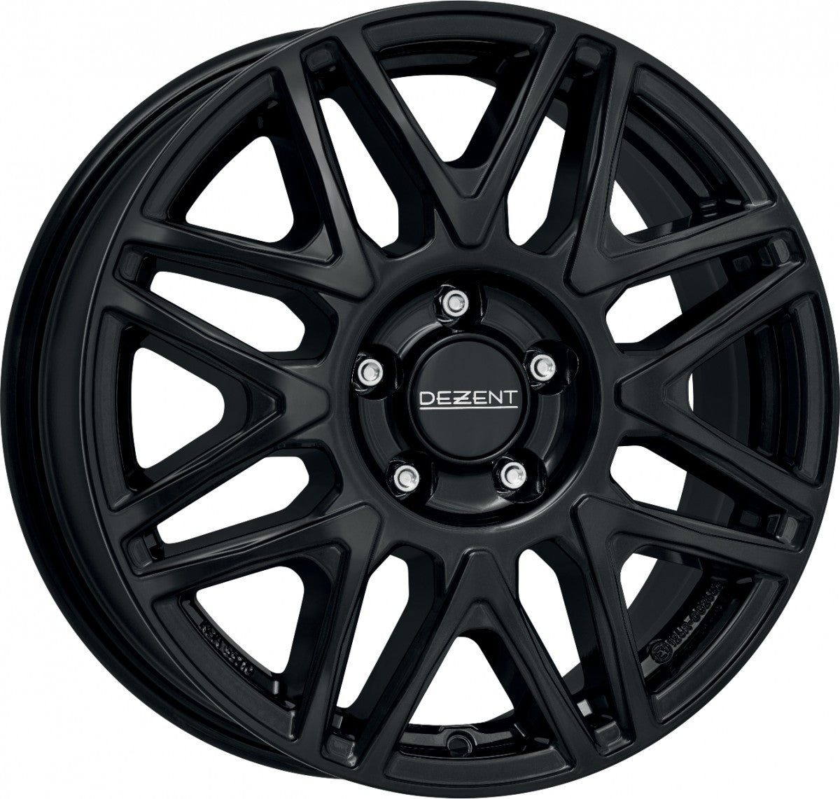 Dezent KH black 7x17 ET63 - LK5/118 ML71.1
