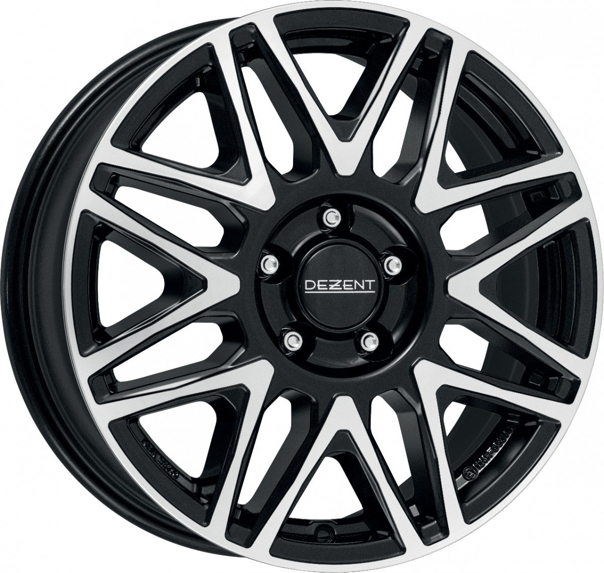 Dezent KH black/polished 7.5x18 ET45 - LK5/120 ML65.1