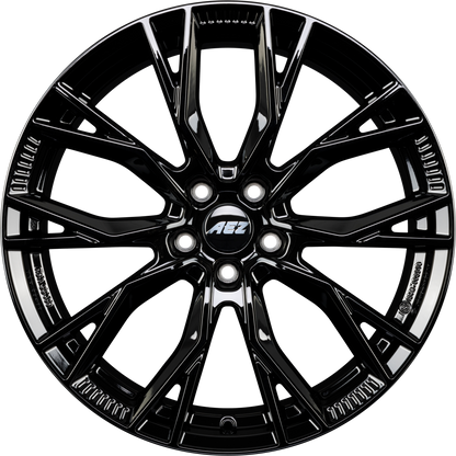 AEZ Toronto BLACK - Schwarz Glänzend Alufelge 8.5x21 Zoll ET30 LK 5x112 ML66.6